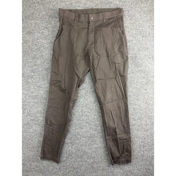 Fabletics Golf Pants Men's W30 x L28 Brown Slim Straight Leg Chino - Picture 1 of 7